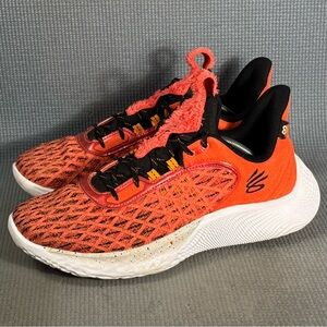 Under Armour Men’s UA Curry Flow 9 "Elmo" Basketball 3024248-603 Shoes Size 13